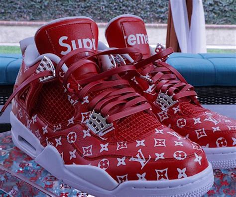 supreme x Louis Vuitton sneakers